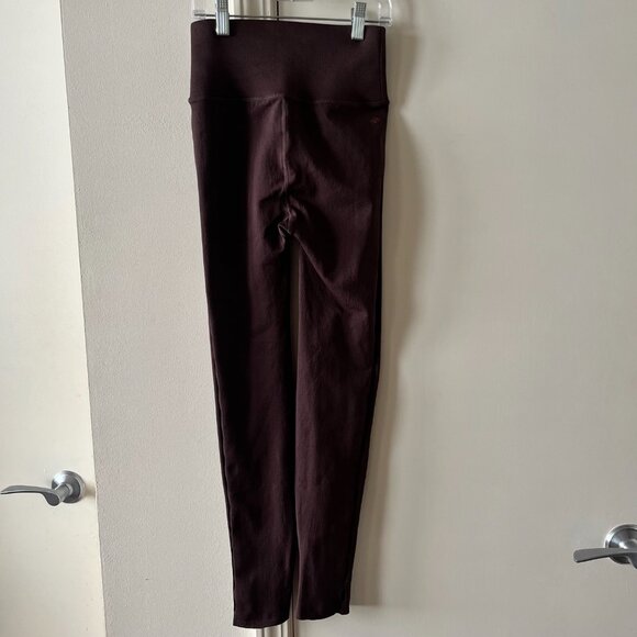 Fabletics SculptKnit High-Waisted Legging Cacao Small - Picture 7 of 10